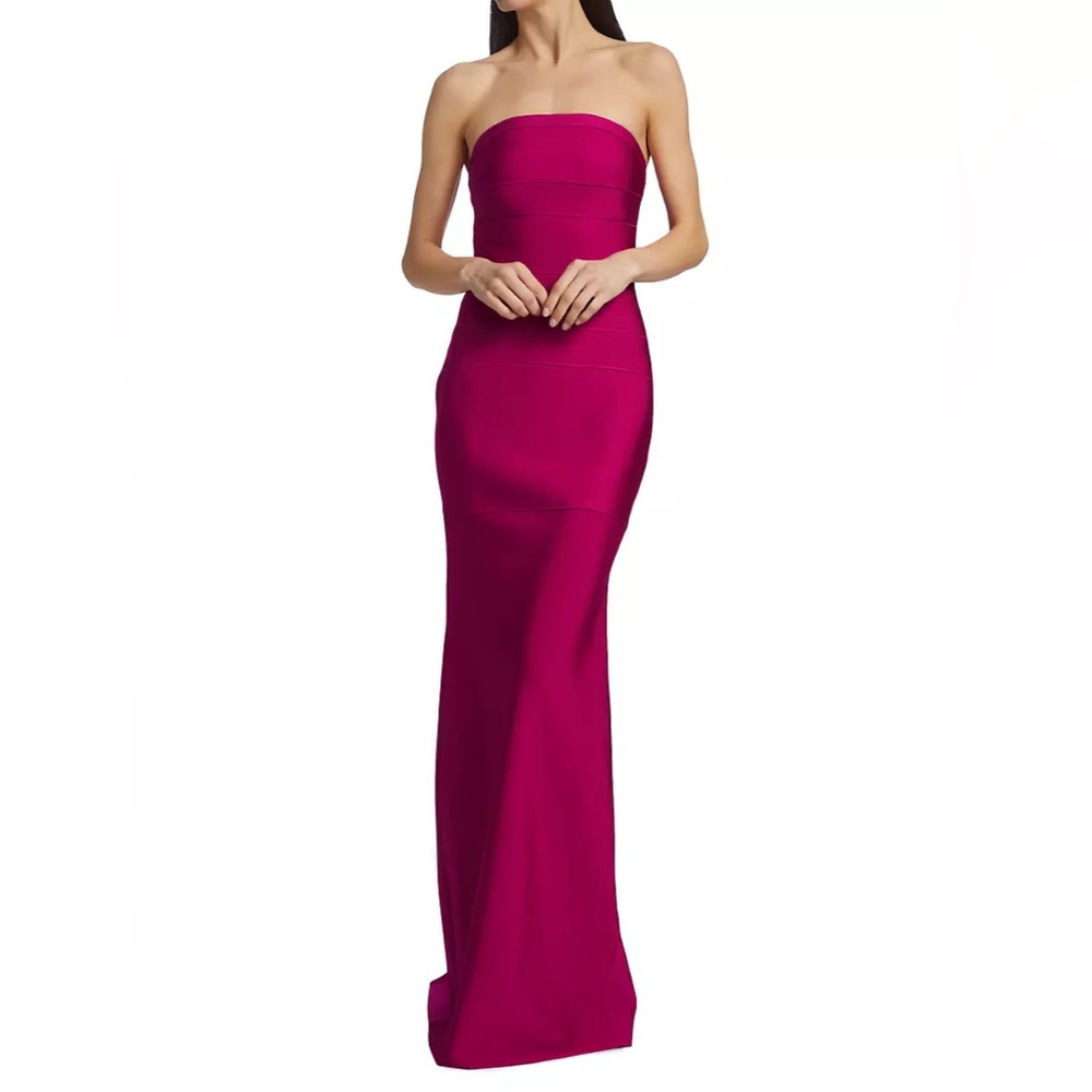 Vera Wang Bridal Fuchsia Dress | Evening Gown | Wedding Guest Gown